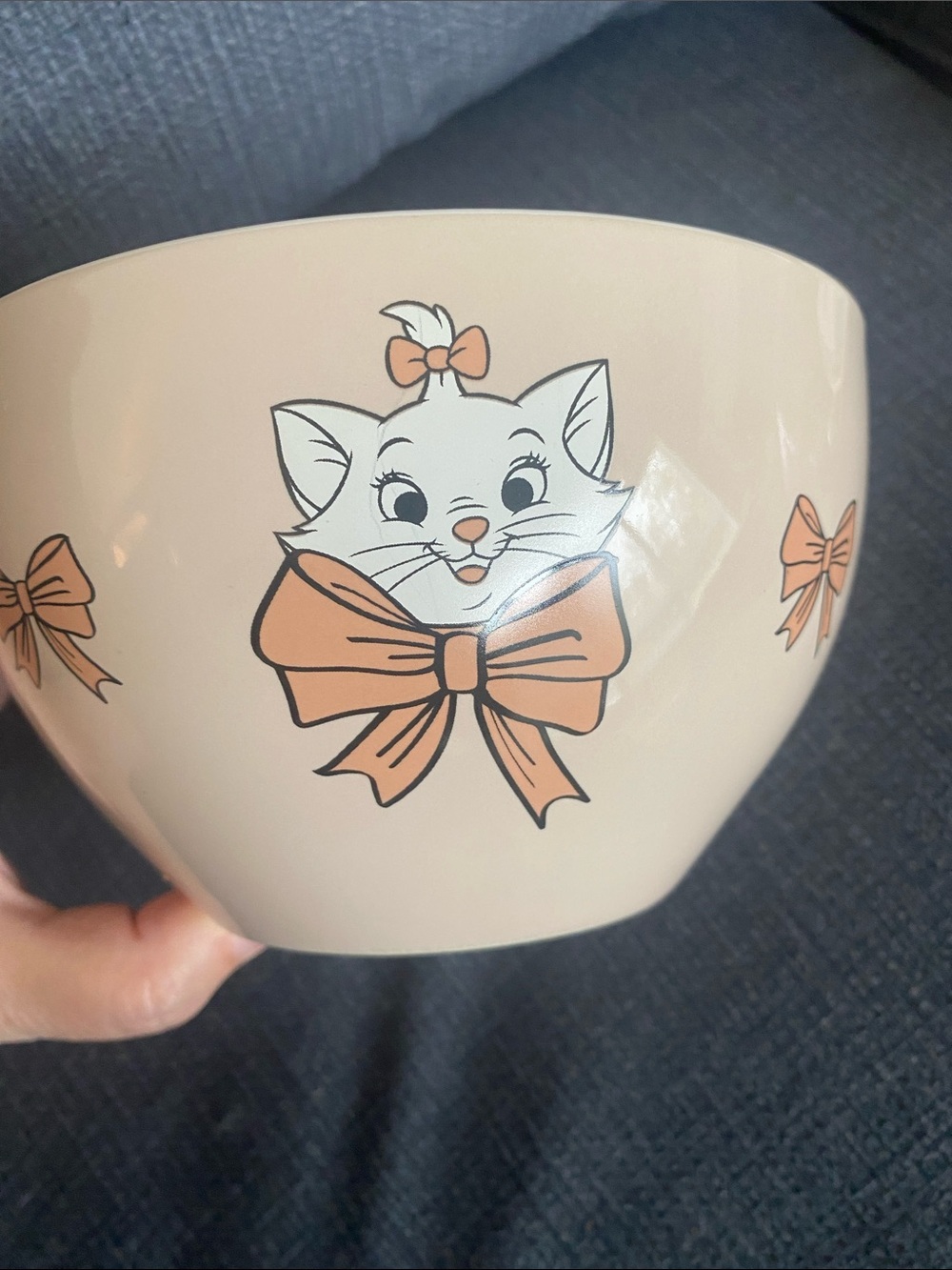 Disney Aristocats Bowl with Marie Cat Accent